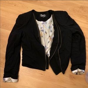 Cropped Dolce and Gabanna suit jacket